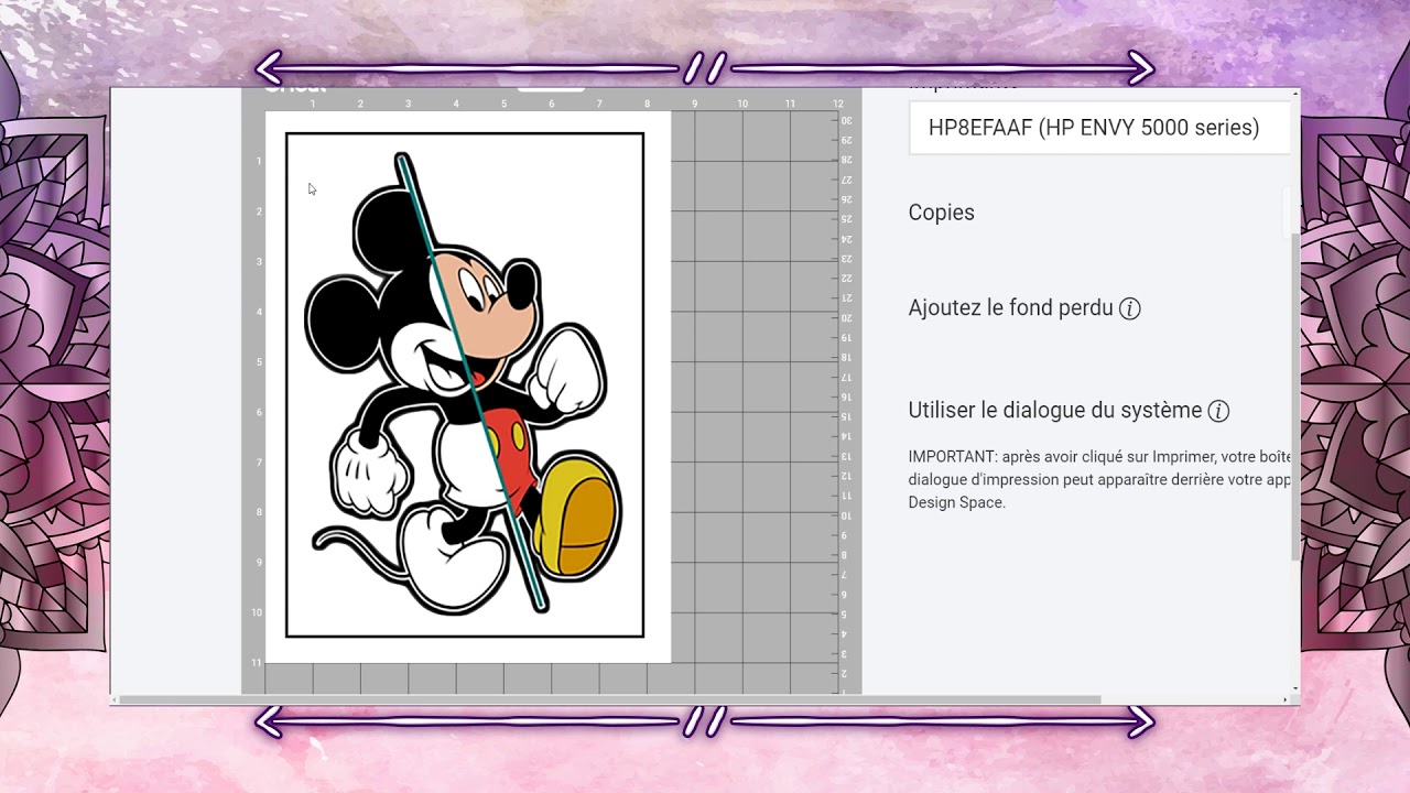 [FR] Imprimer Puis Découper #HTV #Cricut #DesignSpace
