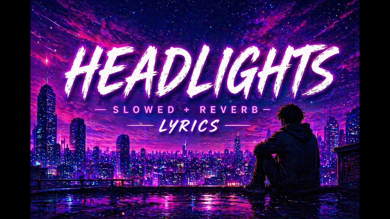 Текст песни Headlights (замедленная версия + реверберация) | Ночная атмосфера 🌙 Лучшие трендовые ...