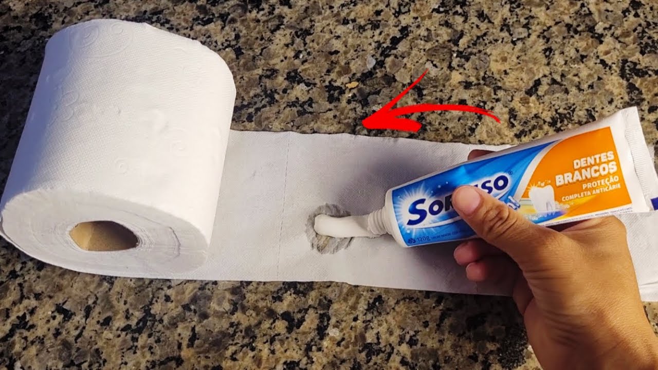 É só pingar creme dental em cima  - Você precisa fazer ainda hoje!