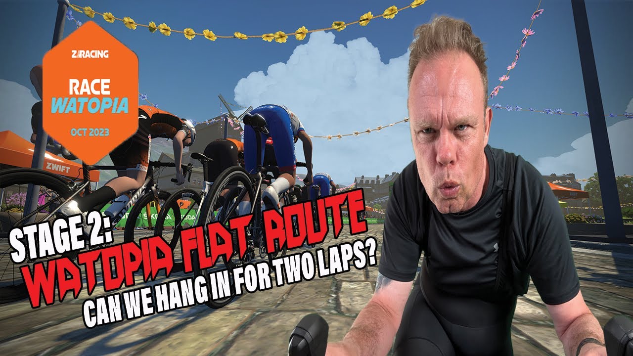 Zwift - ZRacing - Race Watopia - Stage 2: Watopia Flat Route