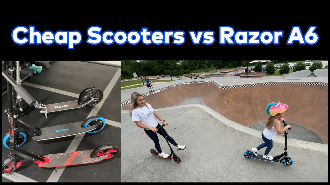 Дешевые скутеры лучше, чем Razor A6? Jetson Helix Madd Gear Kruzer 200 против Razor A6