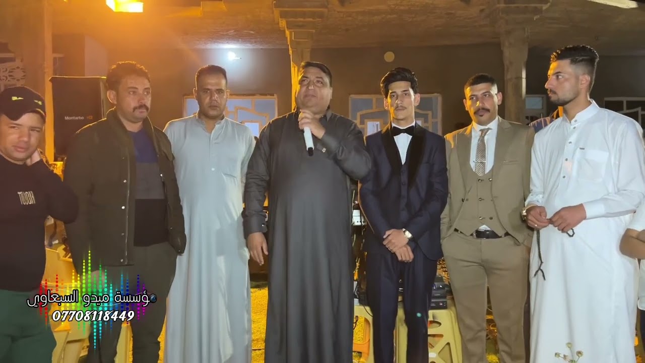 ازهيري وعتابة الفنان الكبير مروان السبعاوي والعازف عيسى العمري حفلة تل الشعير زواج عدنان واحمد النجم