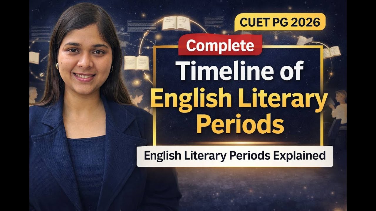 Complete Timeline of English Literary Periods | CUET PG 2026 English Literature
English Literary Per