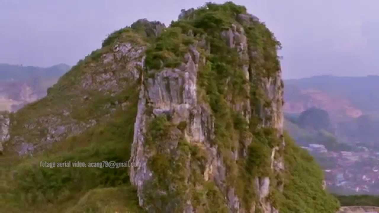 Stone Garden Citatah Padalarang Kab. Bandung Barat aerial video by acang