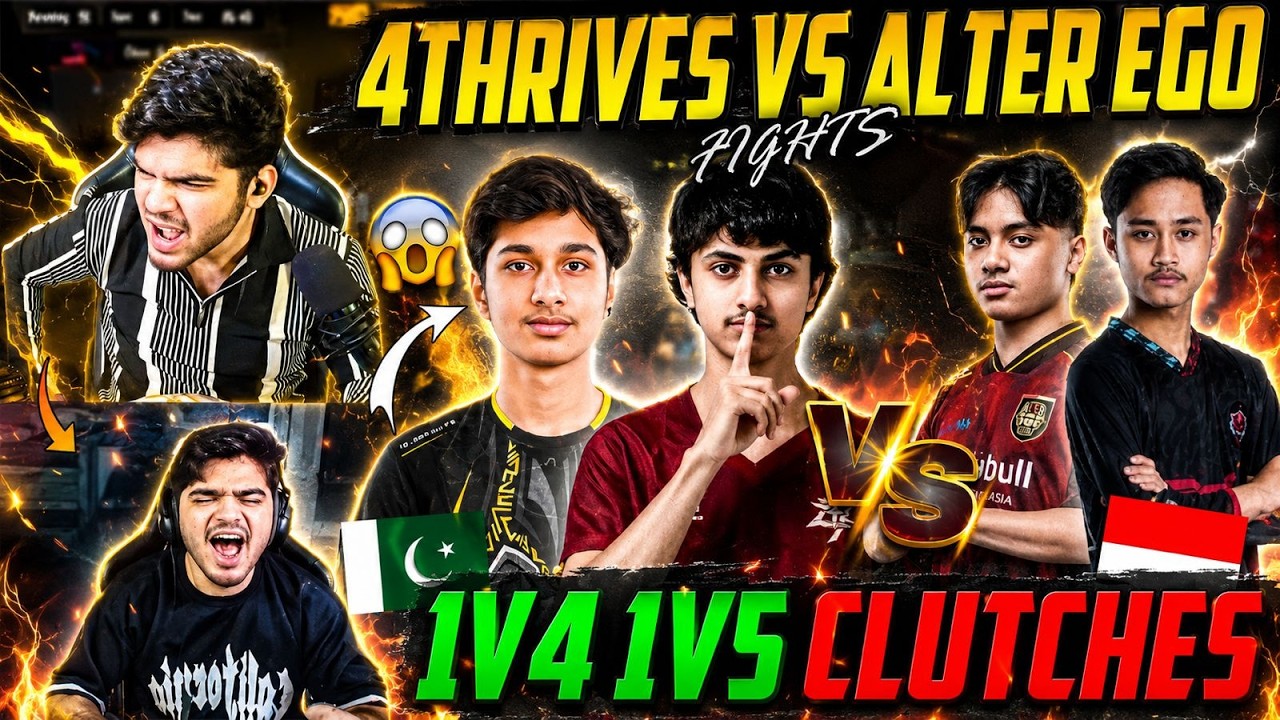 4THRIVES vs ALTER EGO FIGHT 😈 FALAK vs ROSEMARY 🤯 4T vs MJ FIGHT FINAL DAY HIGHLIGHTS 😍