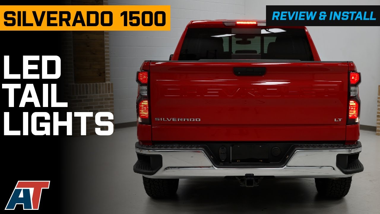 2019-2025 Silverado 1500 LED Tail Lights; Black Housing Review & Install