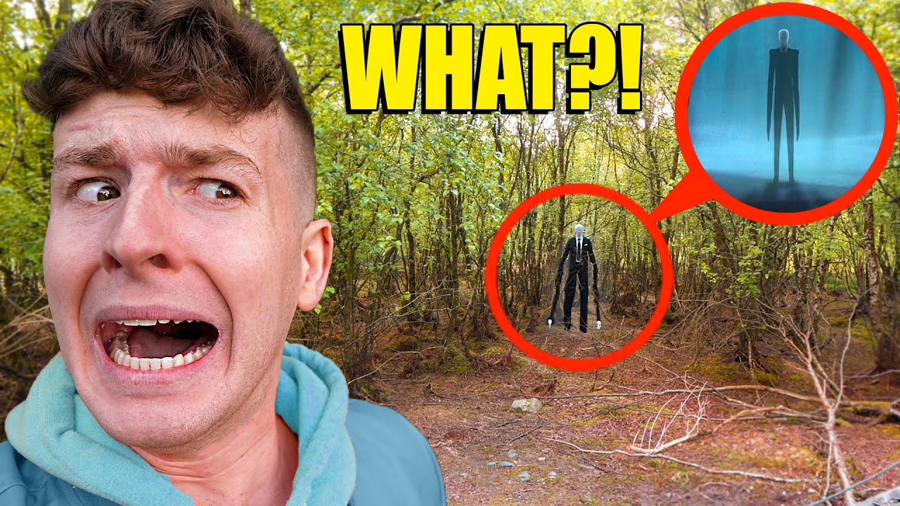 We found SLENDERMAN in the WOODS...