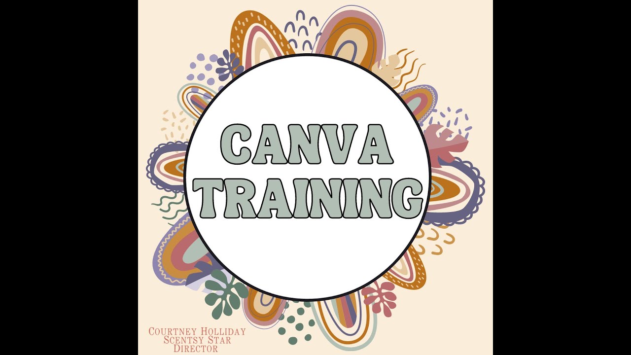 Basic Canva Training for Scentsy flyers and labels
