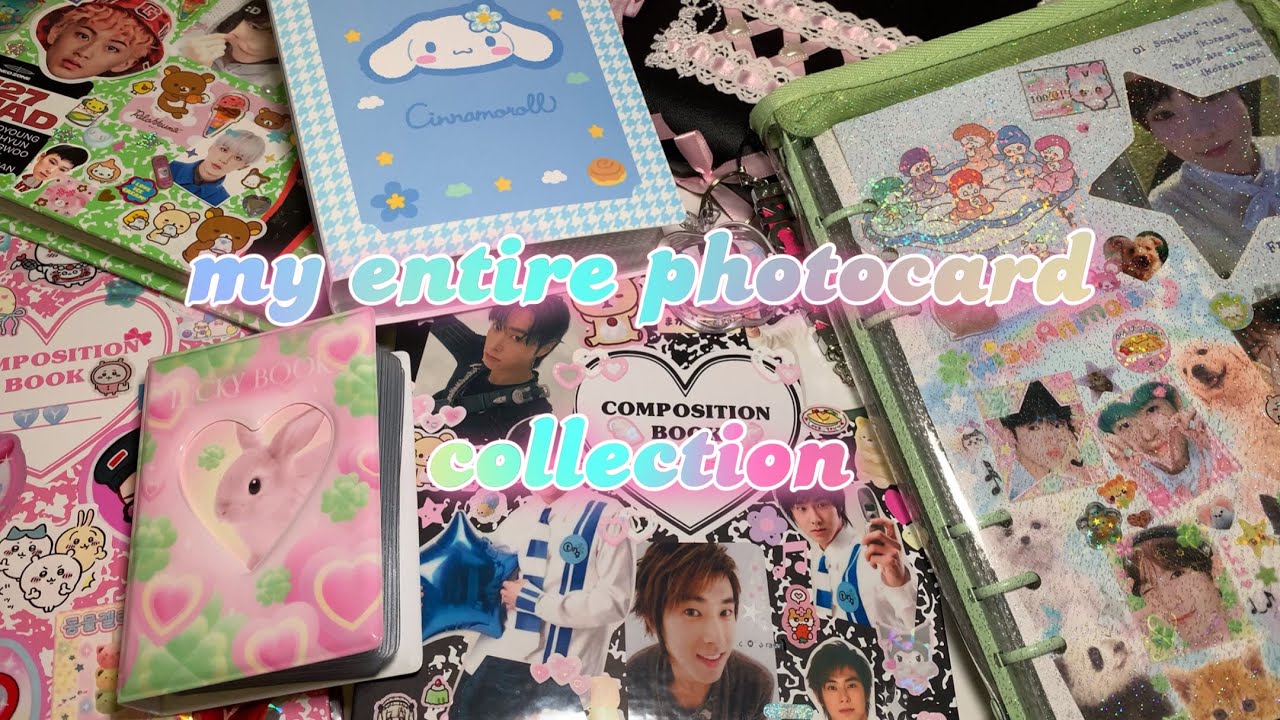 my entire photocard collection ⋆｡°✩ august 2024