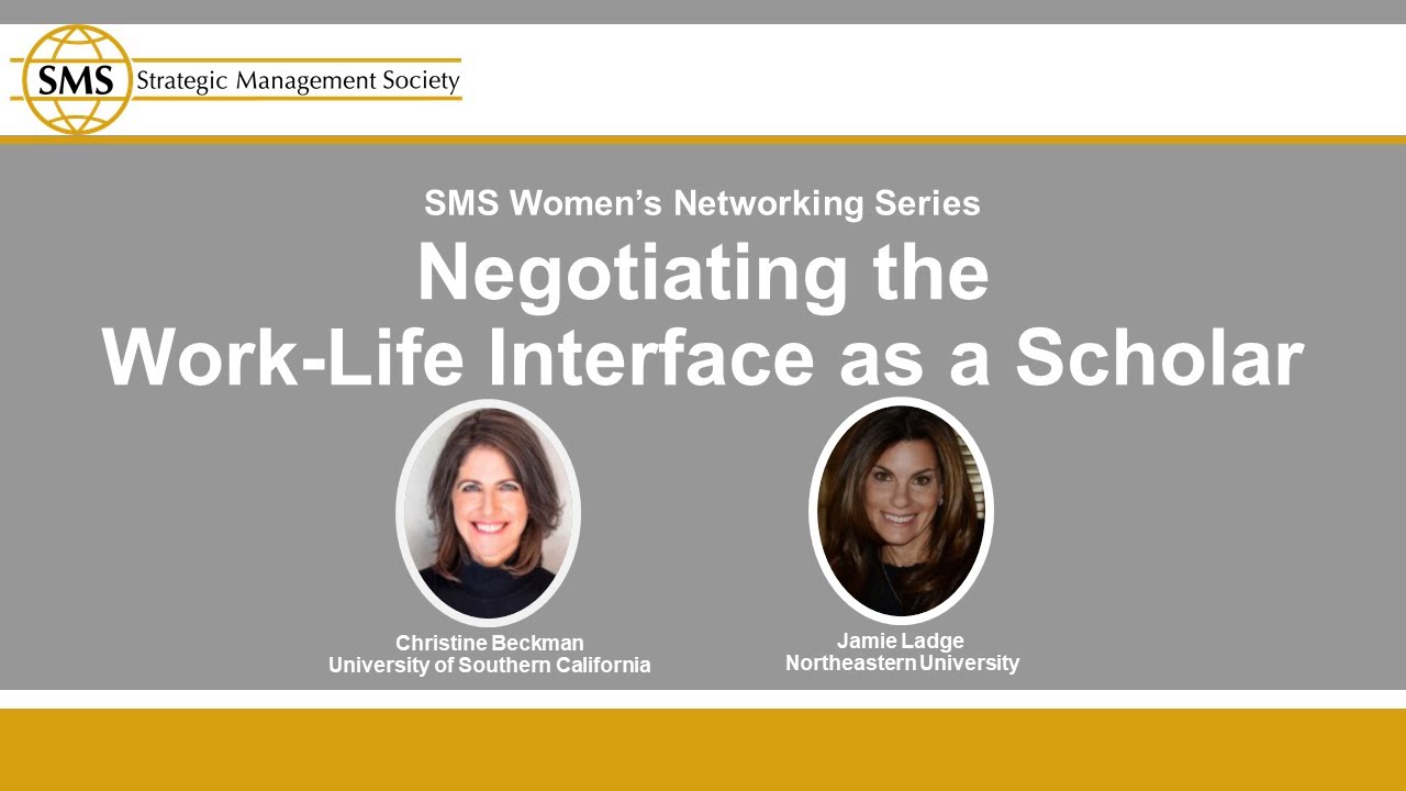 Negotiating the Work-Life Interface as a Scholar