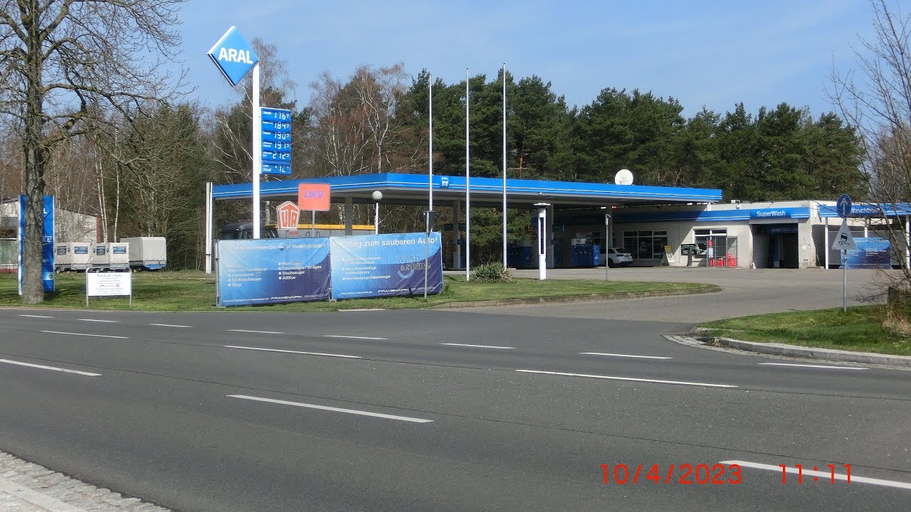 ГСВГ. Въезд в Altes Lager,со стороны J&uuml;terbog,по Treuenbrietzenstra&szlig;e к ЖД переезду 10.04.2023