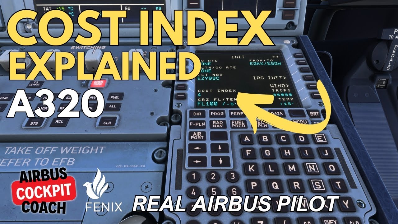 Объяснение индекса стоимости Fenix A320 | Настоящее руководство пилота Airbus | MSFS 2024