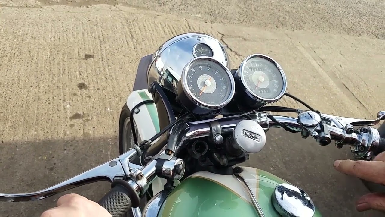Triumph TR6 Trophy 650cc 1967 года у Энди Тирнанса #08735TRI