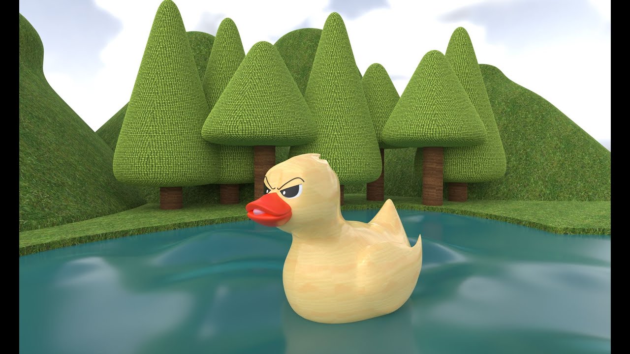 Rhino 8 Sinister Duck Rendering and Scene