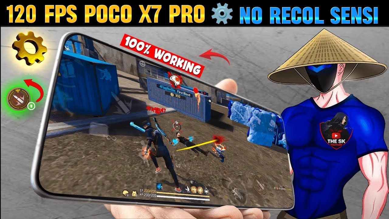 120 FPS⚡Poco X7 Pro | Free Fire Highlights
