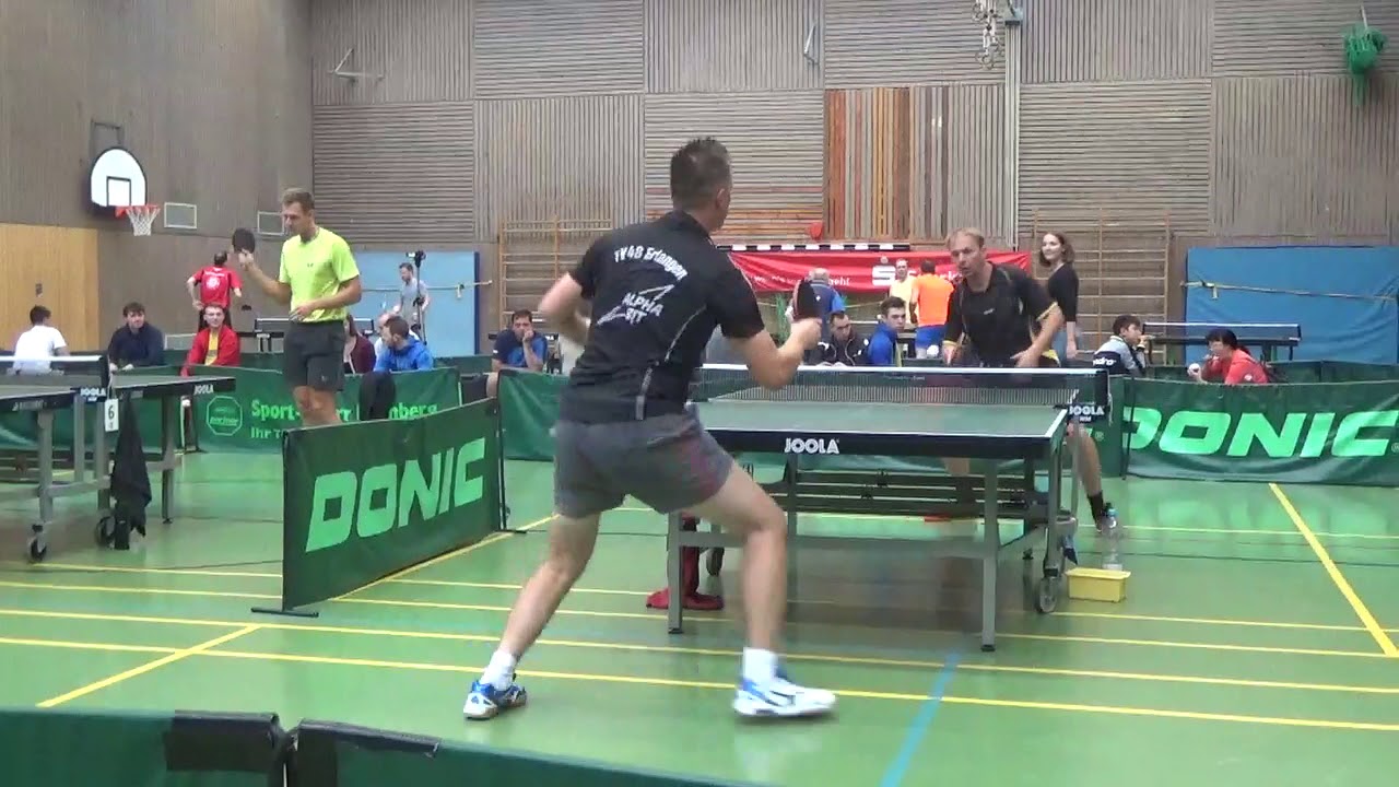 Reiss TV 48 Erlangen vs Bartholomaeus Neunkirchen am Brand 20181015 Greuther Fuerth Table Tennis Sta