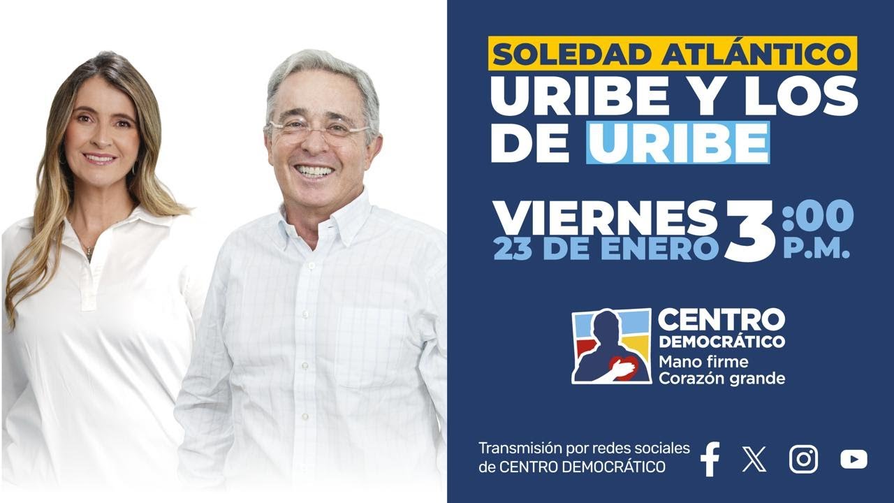 Paloma Valencia, Uribe y los de Uribe, desde Soledad Atlántico.