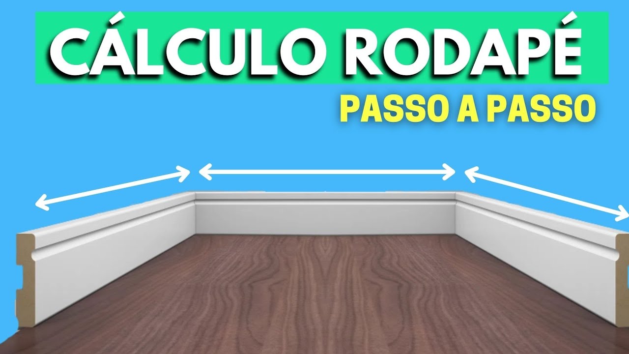 COMO CALCULAR A QUANTIDADE DE RODAPÉ I Tipos de rodapé, diferença com a soleira e passo a passo