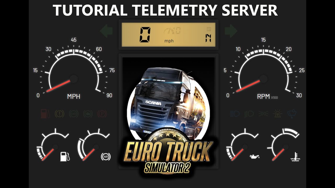 Euro Truck Simulator 2 - Como instalar o Telemetry Dashboard