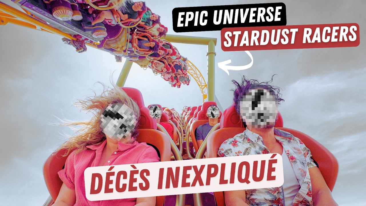 🎢ACCIDENT sur un ROLLER COASTER à Universal (Stardust Racers - Epic Universe)