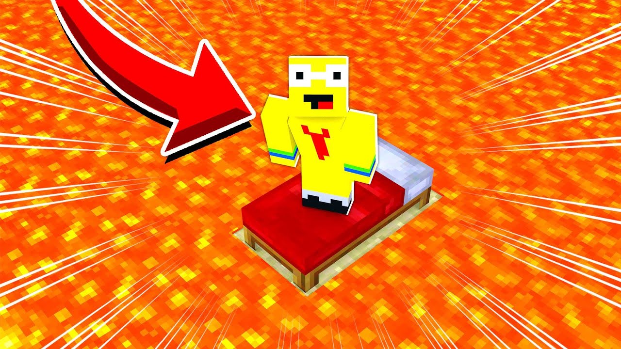 RÖR INTE LAVAN I MINECRAFT: GOLVET ÄR LAVA