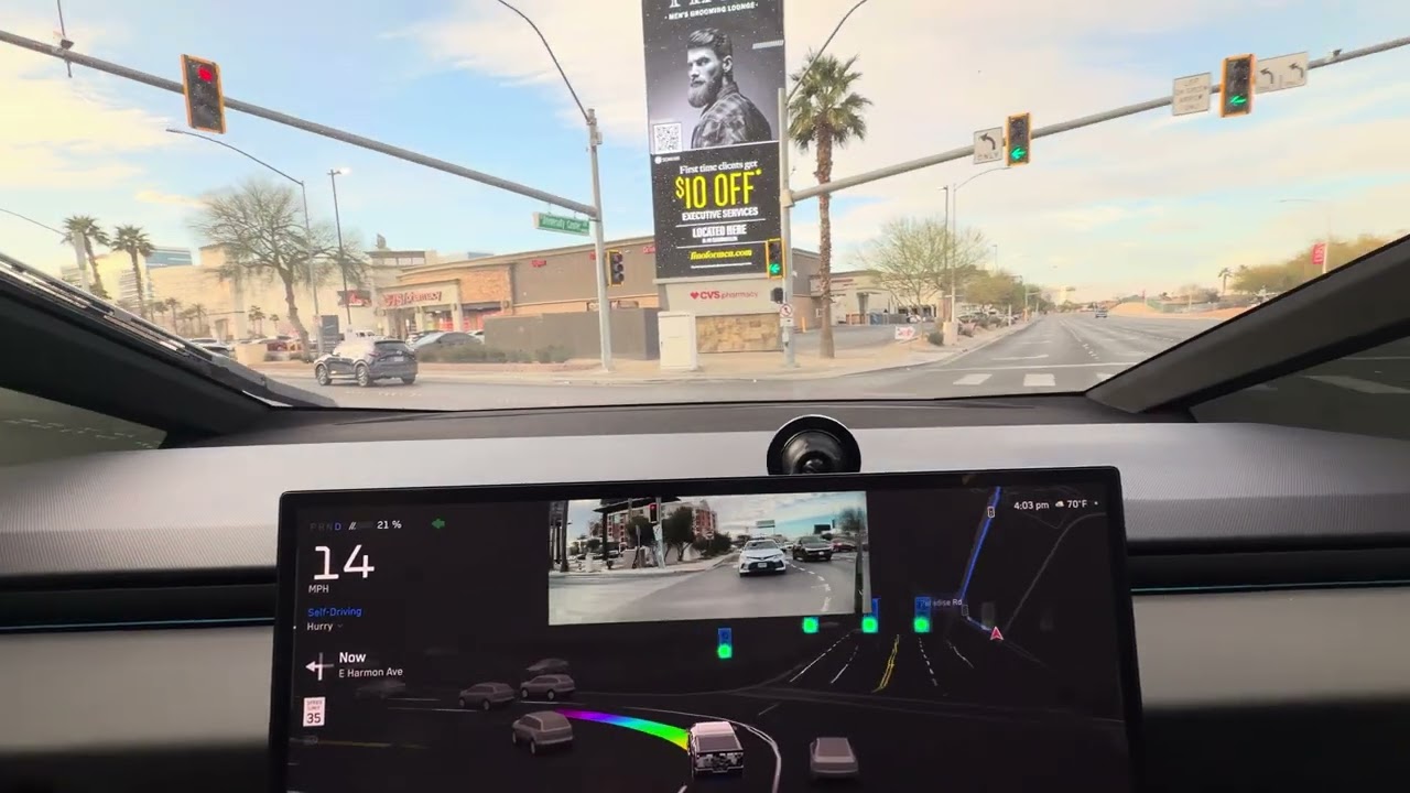 2025 Tesla Cybertruck - Las Vegas Afternoon Drive - February 12, 2026