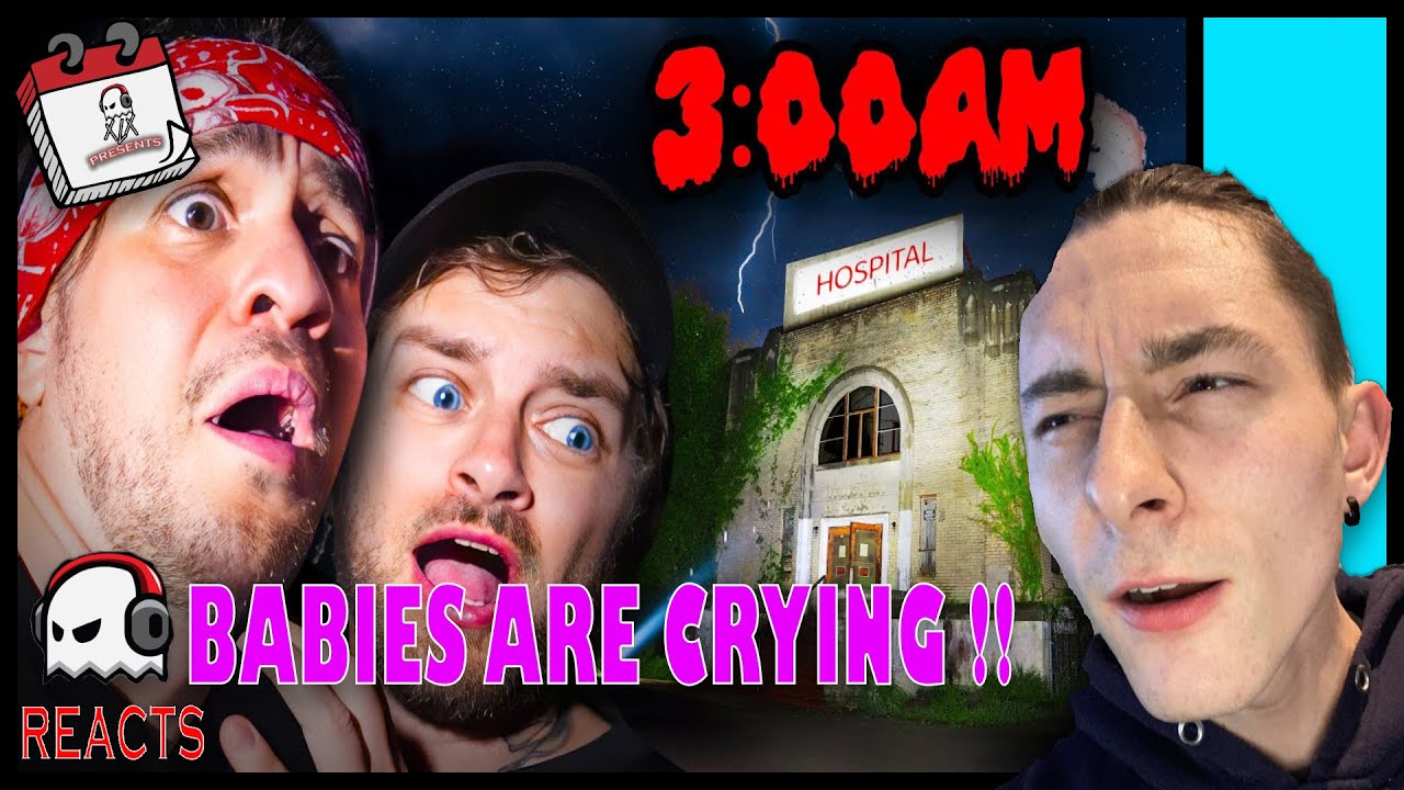 THE BOYS OVERNIGHT IN ABANDONED HOSPITAL | GHOST REACTS