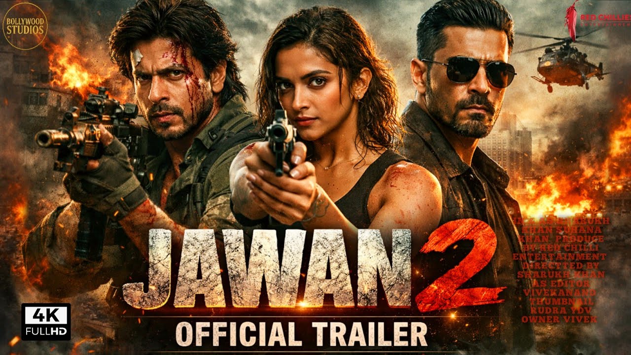 JAWAN 2 : FIRST LOOK | SHARUKH KHAN | DEEPIKA PADUKON | RANDEEP HOODA | ATLEE