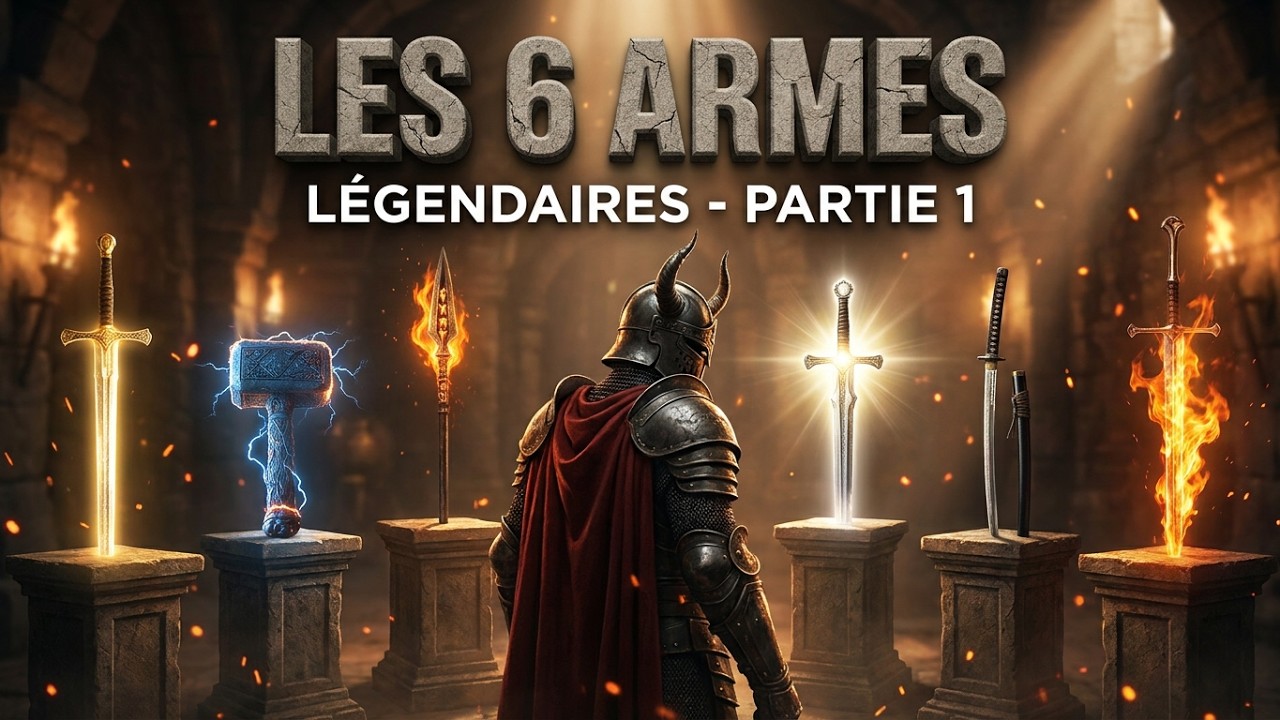 ⚔️ 6 Armes Légendaires Qui Ont Changé Le Destin du Monde 🌍Épisode 1