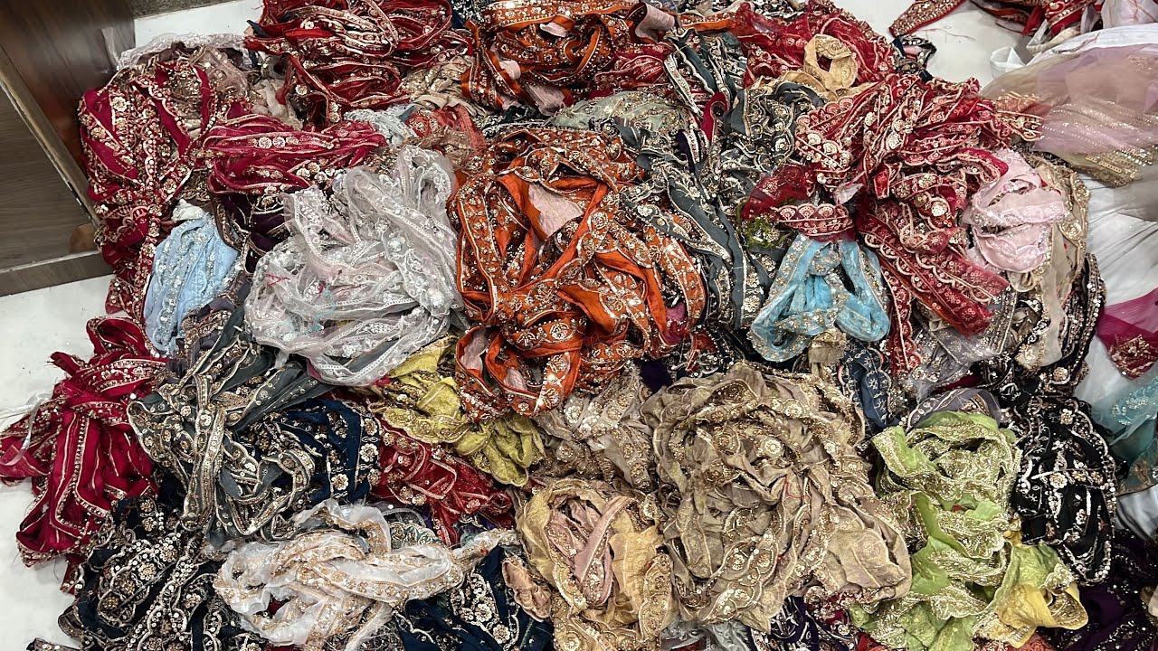 Bits wala lace contiti me kharidiye | Surat Kapda Wholesale Market | Surat Cutpice Matket | Avadh