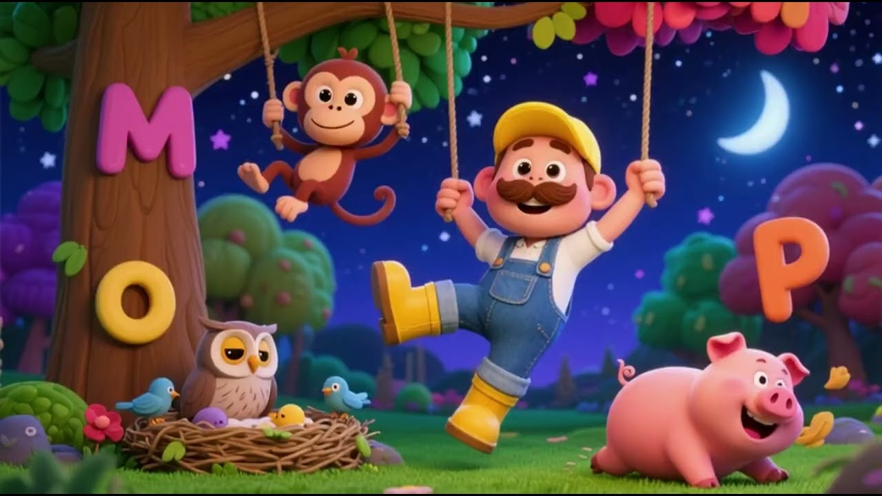 Old MacDonald’s Farm Alphabet Adventure 🐷 | Learn ABCs | Nursery Rhymes & Kids Songs