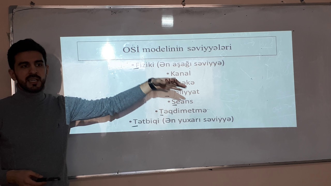 İNFORMATİKA- Kompüter Şəbəkələri- 2 (Magistratura, Dövlət Qulluğu, MİQ)-Orxan Məmmədov