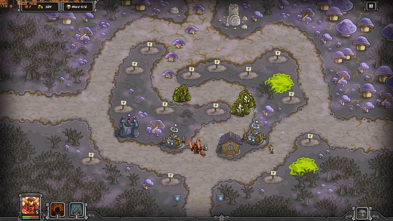 Kingdom Rush | FUNGAL FOREST | HEROIC | Veteran | HD | STEAM