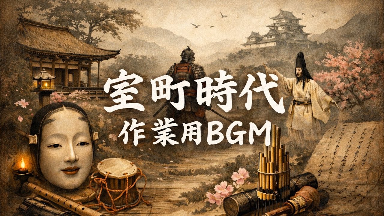 【30分作業用】室町時代BGM｜幽玄の和風アンビエント