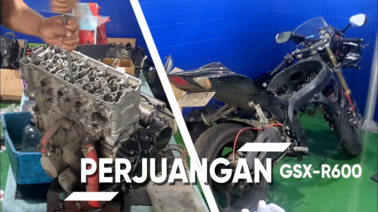 Proses Perjuangan Turun Mesin GSX-R600