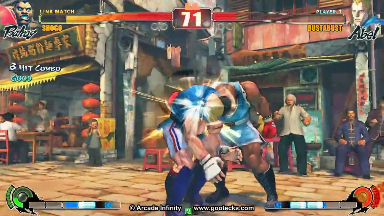 Arcade Infinity SF4 Ranbat 1.4 Losers 5C - Shogo (BA) vs BustaBust (AB)