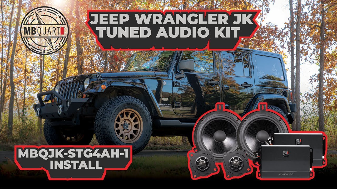 MB Quart STAGE 2 Jeep&reg; Wrangler&reg; (JK) Tuned Audio System (MBQJK-STG2AH-1) | Installation Video