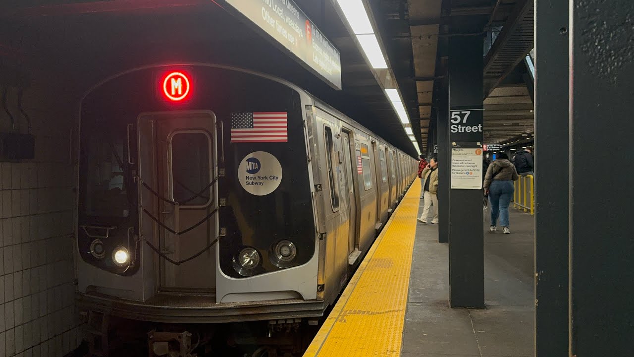NYC Subway: R160A & R179 (M) Trains @ 57 Street (Post F/M Swap - 12/18/2025)