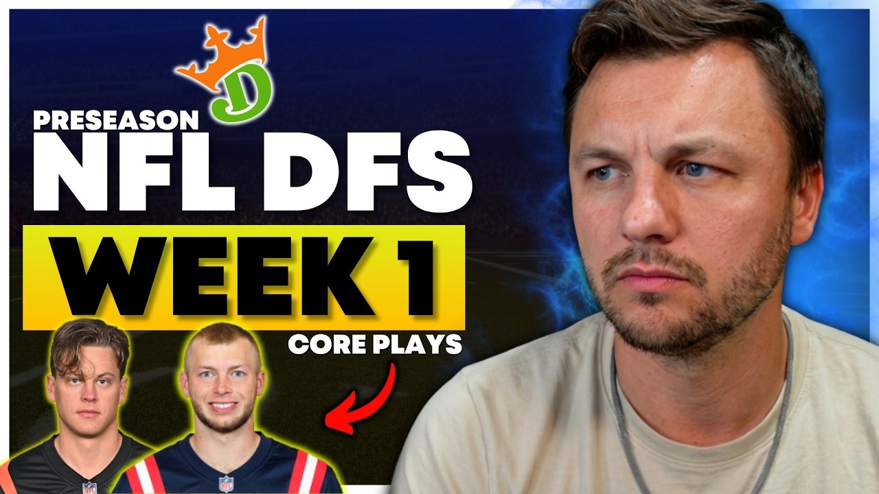 NFL Preseason DFS: Thursday 6-Game Slate Breakdown & Top Core Plays
