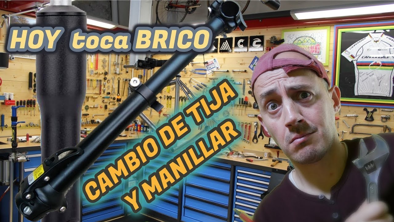 HOY BRICO -  Cambiar la tija plegable y manillar - de tu bici