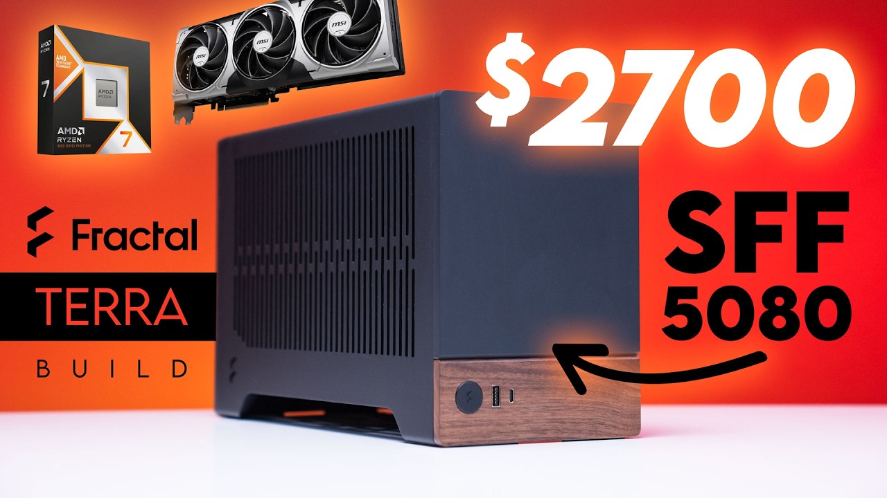 $2700 Gaming PC Build 2025 | Fractal Terra Mini-ITX + RTX 5070 + 9800X3D