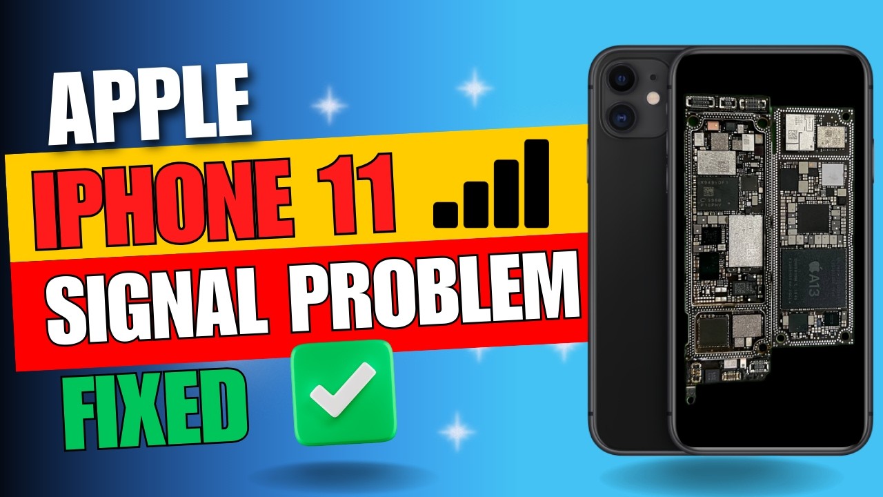 Исправление ошибки «Нет сети» на iPhone 11 | Проблема слабого сигнала | Легкий ремонт сети