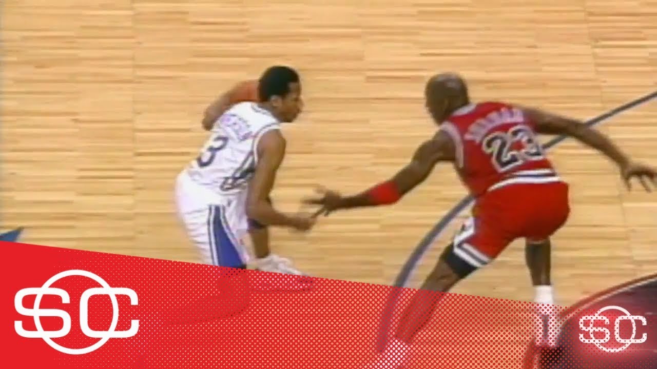 [March 12, 1997] When Allen Iverson crossed up Michael Jordan | SportsCenter | ESPN Archives
