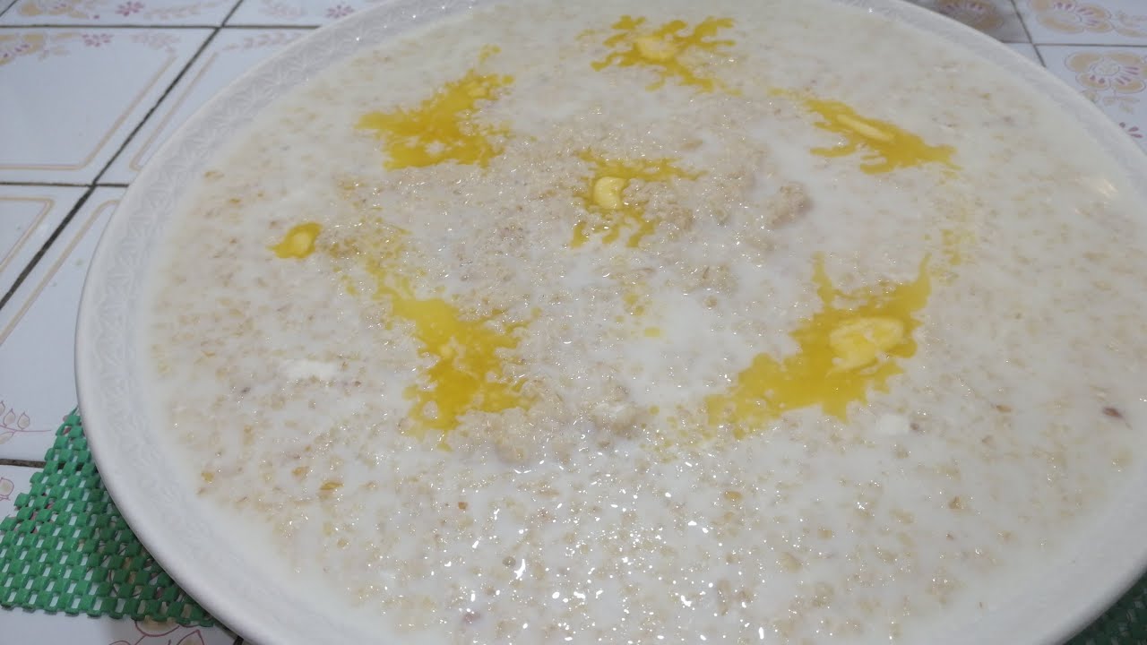 اسهل و ابسط طريقة تحضير « هربل » أو القمح المفسوخ Blé au lait