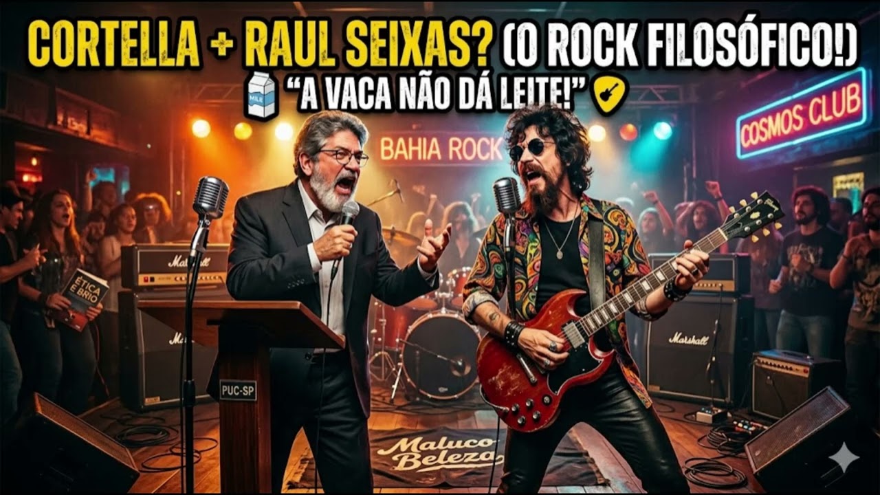 E se o Cortella fosse o Raul Seixas? 🐄🎸 (Rock Filosófico)