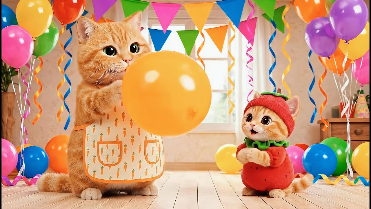 Heartwarming! Mama Cat And Kitten Work Hard to Surprise Dad 🐾🐱🥘🎁❤️