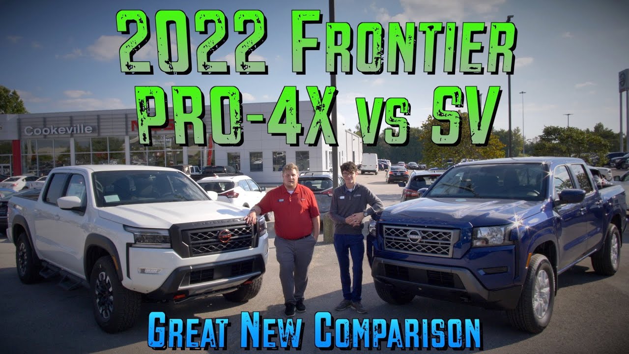 2022 Nissan Frontier SV and PRO-4X Comparison|Nissan of Cookeville