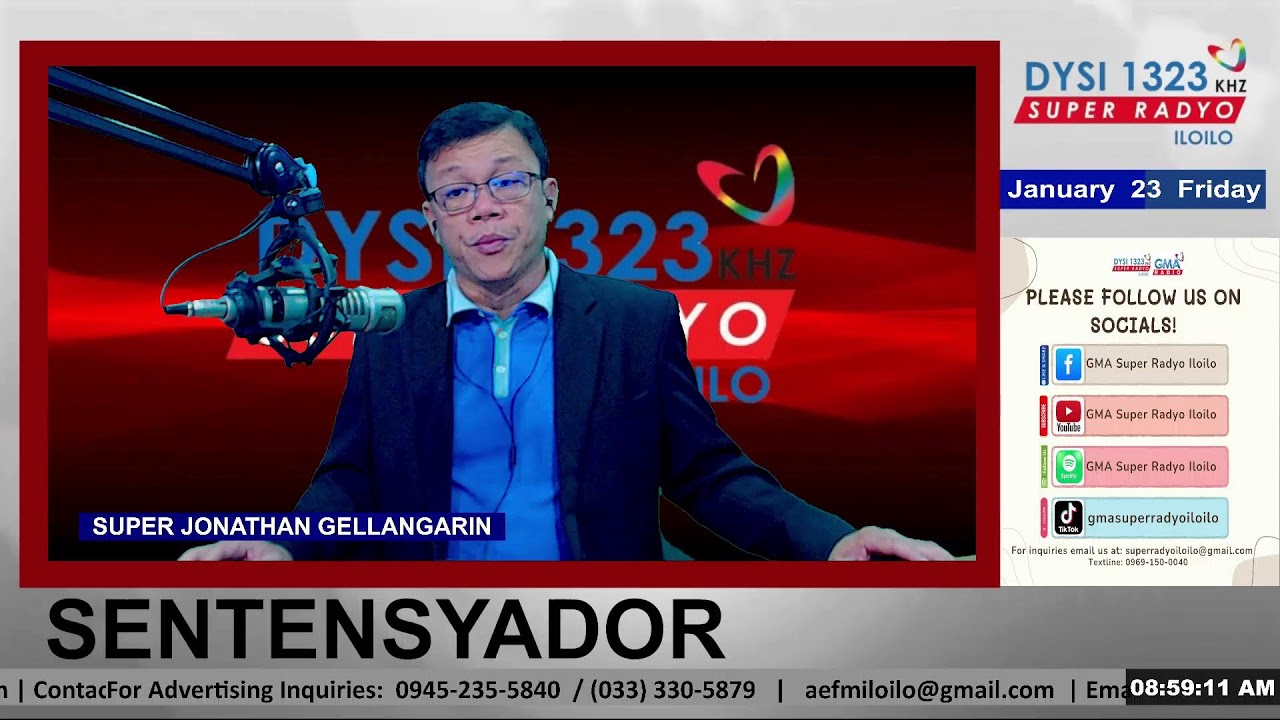 SENTENSYADOR | JANUARY 23, 2026