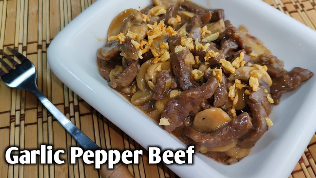 Garlic Pepper Beef by mhelchoice Madiskarteng Nanay