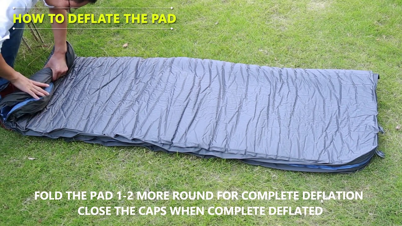 How to inflate & deflate self-inflating foam mattress #qomotop #losthorizon